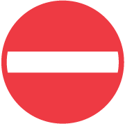 Indkørsel forbudt