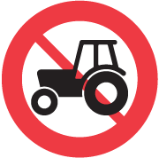 Traktor og motorredskab forbudt